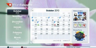 Plan your fitness calendar