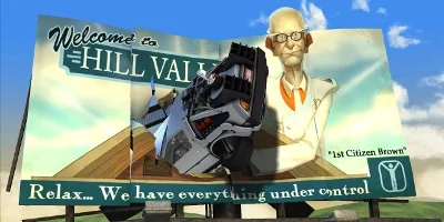 time machine crashed into billboard