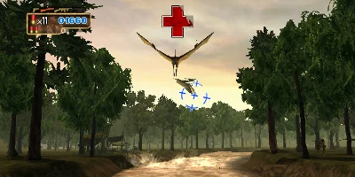 Pterosaur flying at you