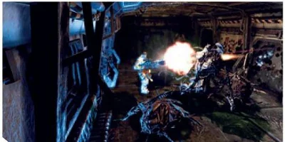 shooting aliens