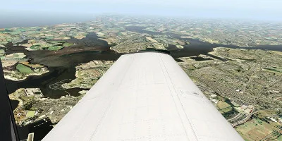 plane in sky