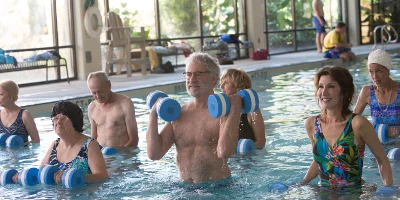 Sam in Swimming Pool