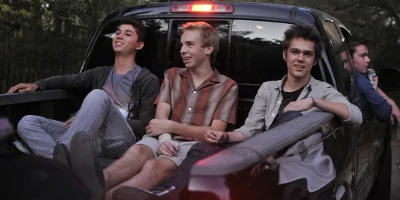 Mason and Friends In Truck