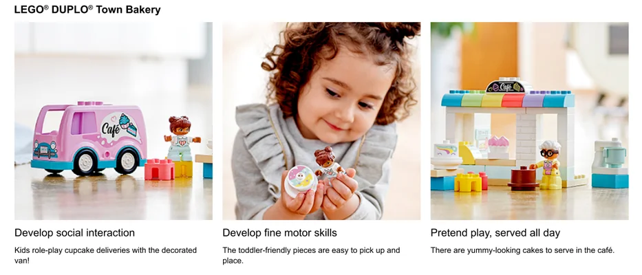 Close up shots of LEGO Duplo Set