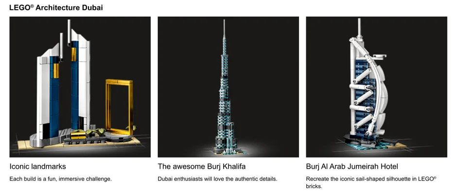 ACtion shot of Dubai Structure Models