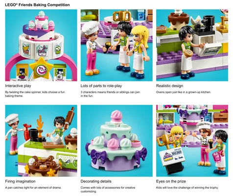 Action shots of Baking Set