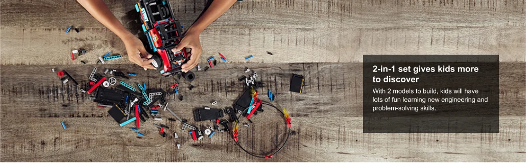 close up of toy set being made