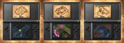 Three screenshots showing different examples of gameplay