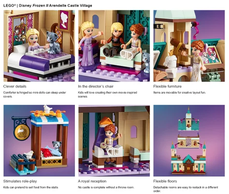 Action shot of the LEGO set