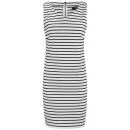 VILA Women's Tinny Striped Dress - Snow White - XS - Snow White Image 1