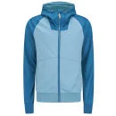 Bench Men's Hooded Carbanic Track Jacket - Delphinium Blue - S - Blue Image 1