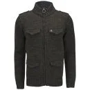 Ringspun Men's Point Reyes Pocket Cardigan - Dark Brown Marl - S - Brown Image 1