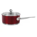 Morphy Richards Accents 20cm Saucepan - Red Image 1