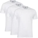 DKNY Men's 3-Pack Crew Neck T-Shirt - White - S - White Image 1