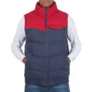 Animal Men's Colourblock Gilet - Red/Navy - XS - Red/Navy Image 1
