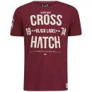 Crosshatch Men's Bankster T-Shirt - Sundried Tomato - S - Red Image 1