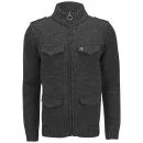Ringspun Men's Point Reyes Pocket Cardigan - Black Marl - S - Black Image 1