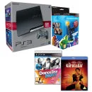 Playstation 3 PS3 Slim 320GB Console: Bundle (Includes Karate Kid 2010 Blu-ray + Move Starter Pack and Dance Star Party) Image 1