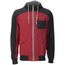 Brave Soul Men's Camden Jacket - Red/Navy - S - Red/Navy Image 1