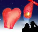Love Heart Flying Lanterns Image 1