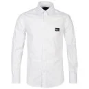 Le Breve Men's Italy Long Sleeved Shirt - White - S - White Image 1