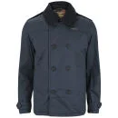 Ringspun Men's Duncs Borg Lined Peacoat - Navy - S - Navy Image 1