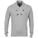 Crosshatch Men's Nareso Jumper - Light Grey Marl - S - Light Grey Marl Image 1