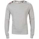 Brave Soul Men's Hector Sweatshirt - Grey Marl - S - Grey Marl Image 1