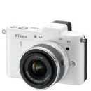 Nikon 1 V1 Compact System Camera with 10-30mm Lens Kit - White (10.1MP) 3 Inch LCD Image 1