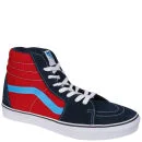 Vans Sk8-Hi Top Trainers - Dress Blue / Chilli Pepper - 6 - dress blues/chilli pepper Image 1