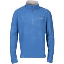 55 Soul Men's Inca Half Zip Fleece Sweatshirt - Royal/Silver Grey - S - Royal Silver/Grey Image 1