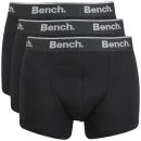 Bench Men's 3 Pack Fashion Trunk - Black - S - Black Image 1