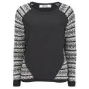 Only Women's Annabell Contrast Jumper - Black - UK 6 - Black Image 1