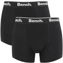 Bench Men's 2-Pack Boxers - Black - S - Black Image 1
