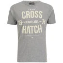 Crosshatch Men's Bankster T-Shirt - Mid Grey Marl - S - Grey Image 1