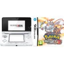 Nintendo 3DS Console (Ice White) Bundle Includes: Pokémon White 2 Image 1
