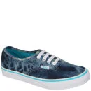 Vans Authentic Canvas Trainers - Acid Denim Blue - 3 - (Acid Denim) blue Image 1