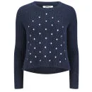 ONLY Women's Lisa Box Knitted Jumper - Navy - XS - Navy Image 1