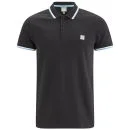 Bench Men's Piqued Competitor Polo Shirt - Black - S - Black Image 1