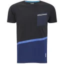 Boxfresh Men's Labile Pocket T-Shirt - Black/Mid Navy - S - Black/Mid Navy Image 1