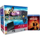 PlayStation 3 Slim 320 GB Console: Bundle (Includes Sorcery, Move Controller, Nav Controller, PS Eye Cam, and Karate Kid Blu-ray) Image 1