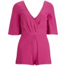 Neon Rose Women's Neon Playsuit - Pink - 8 - Pink Image 1