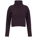 Vero Moda Women's Vernice High Neck Jumper - Winetasting - UK 8 - Red Image 1