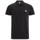 Bench Men's Brushed Neck Crystalline Polo Shirt - Jet Black - S - Black Image 1