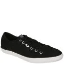 Umbro Men's Milton Canvas Trainer - Black - 6 - Black Image 1