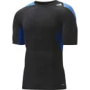 adidas Men's Tech Fit Cool Short Sleeve Compression Top - Black - S - Black Image 1