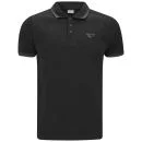 Gola Men's Archer Pique Polo Shirt - Black/Grey - S - Black/Grey Image 1