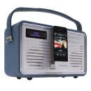 View Quest Retro1 DAB with iPhone Dock - Blue Image 1