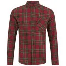 Soul Star Men's Troops Check Shirt - Red - XXL - Red Image 1