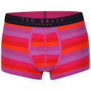 Ted Baker Saffron Block Stripe Moulded Front Boxer - Fuchsia - 2/S - Fuchsia Image 1